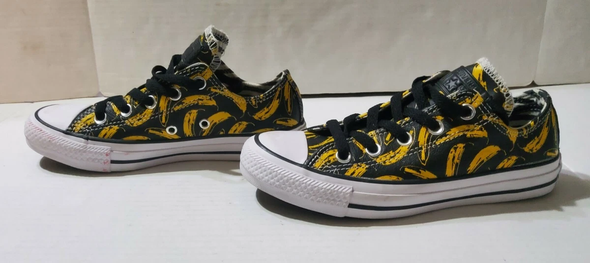 Andy Converse Chuck Taylor All Black Banana Low Top Sneaker Woman 5 | eBay