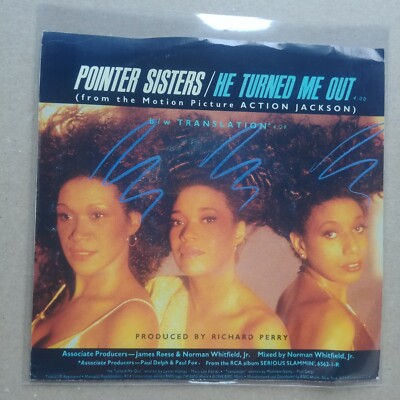 POINTER SISTERS He Turned Me Out  DJ PROMO R&B SOUL 45 7'' Vinyl Record RCA
