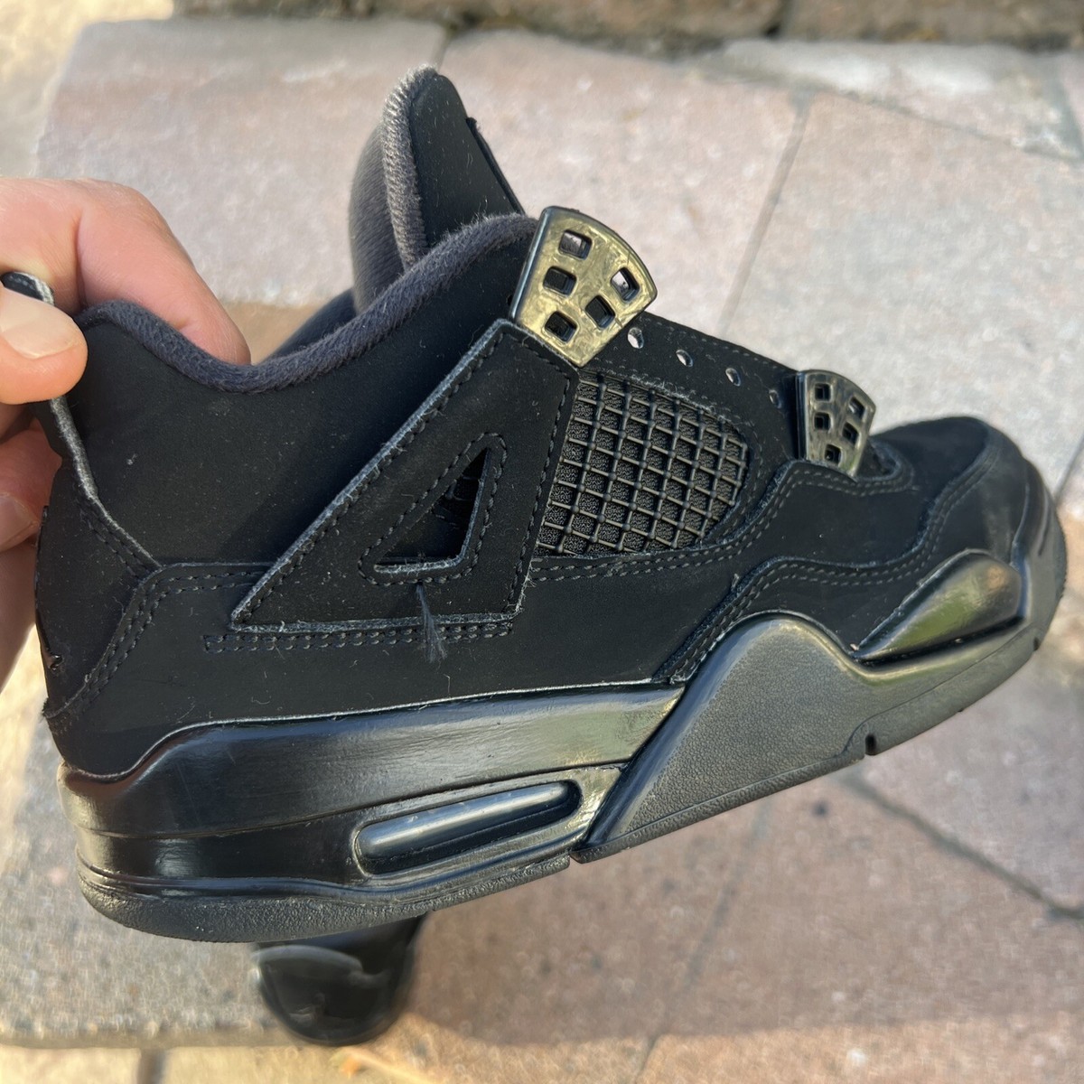 Size 4 - Jordan 4 Retro Mid Black Cat | eBay