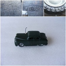 Vintage HUNGARY Toy Friction Car POLICE Foreign E. FLIMLEMEZ