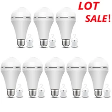 8-20Pack Rechargeable Emergency Light Bulb 60W Equivalent 1200mAh Battery Backup