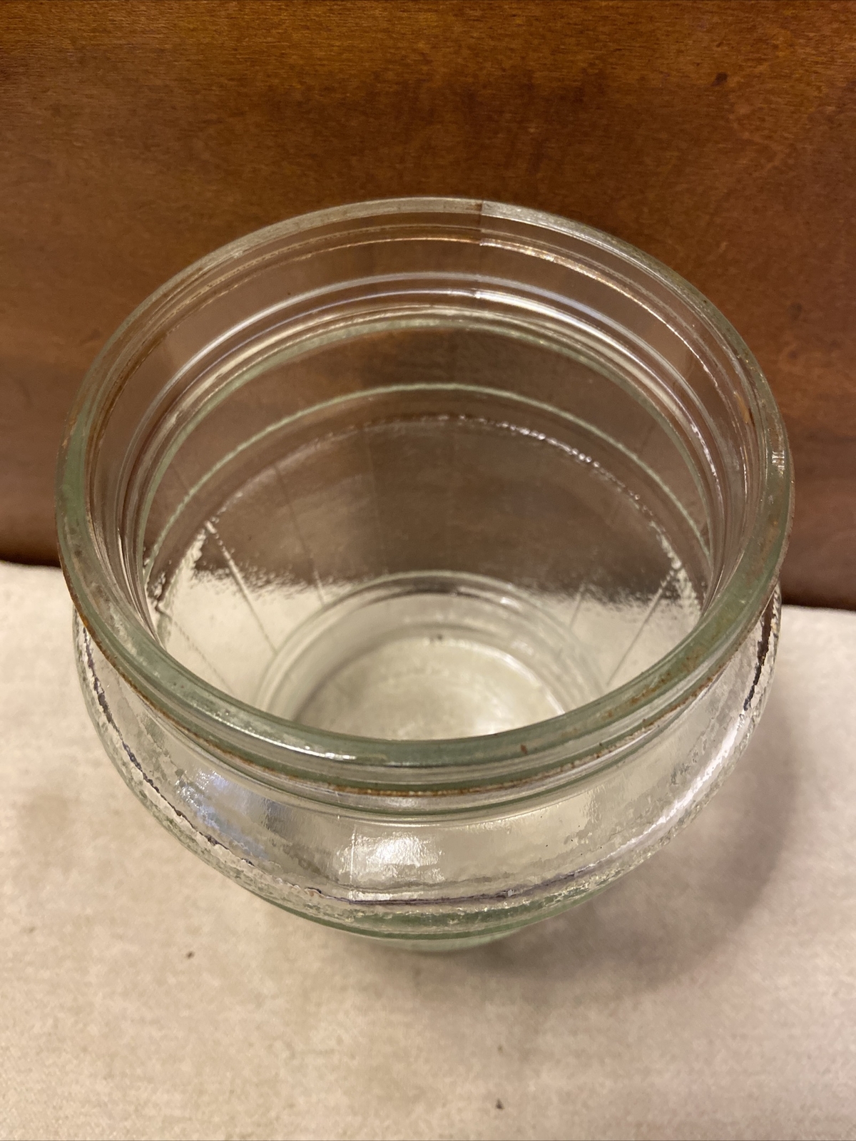 Vintage “Herring Cutlets” Glass Barrel Jar W/Metal Lid eBay