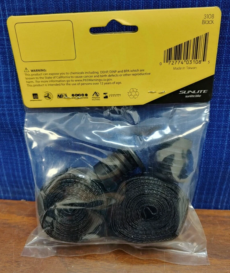 SUNLITE 3108 - Handlebar Tape - Black Diamond Grip Pattern - Image 3 of 4