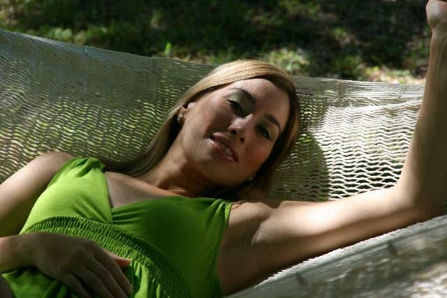 Mexikanische Netzhängematte"Mikko" dicke Baumwolle Familie naturfarben Fairtrade - Bild 3 von 4