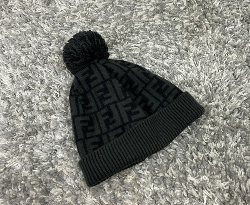 Authentic Fendi Zucca Monogram Wool 