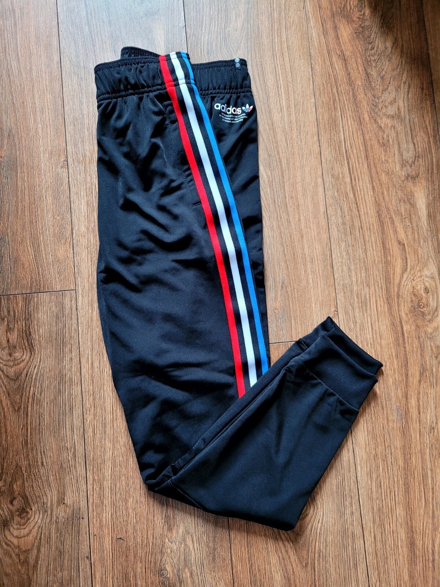 Junior Boys Adidas Adicolor Track Pants stripe Joggers Trouser