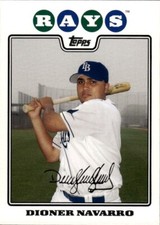2008 Topps - #418 Dioner Navarro