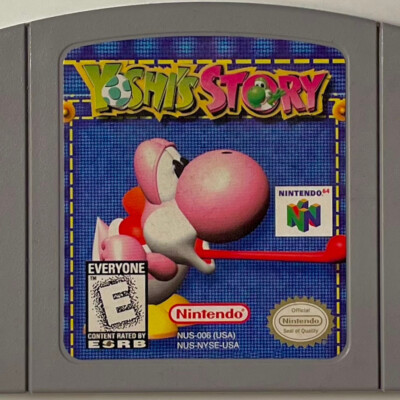 ORIGINAL Vtg Genuine N64 Nintendo 64 YOSHI'S STORY