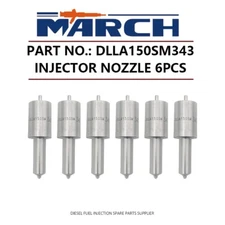 6pcs Diesel Fuel Injector Nozzle Tip DLLA150SM343 for Hyundai HD Universe D6AC