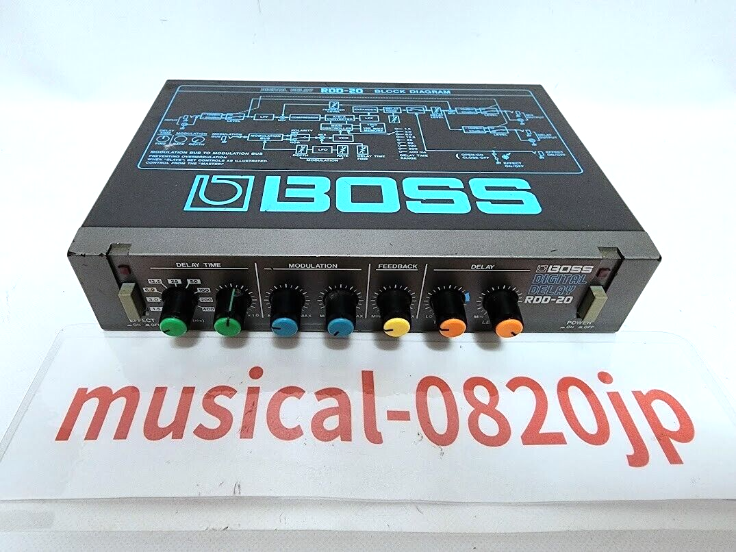 Boss RDD-20 Digital Delay Micro Rack Guitar Effects