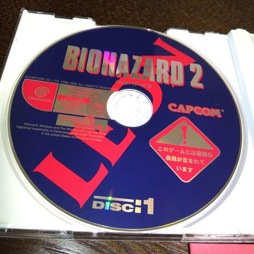 Biohazard 2 Value Plus Sega Dreamcast DC juego de acción manual en caja 1999 importación Jp - Imagen 9 de 10
