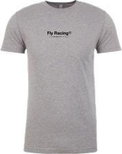 Fly Racing Youth Lost Tee Dark Grey Heather - Comfortable Cotton-Poly Blend