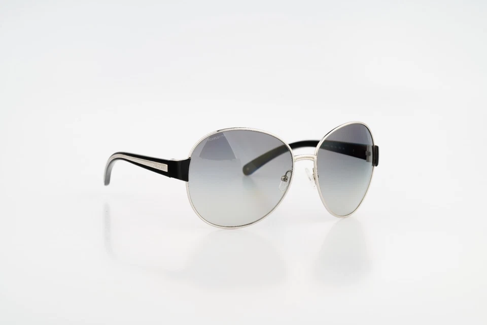 Gafas de sol Prada SPR 54L 1BC 1A1, plateadas de gran tamaño mariposa Foto 4 de 4