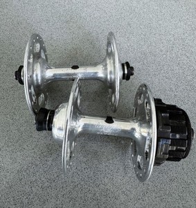 Vintage Campagnolo Record Hub Set F/R 36h 100/122mm, High Flange