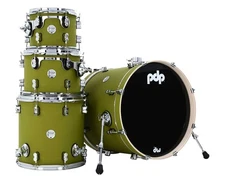 PDP Concept Maple 4-Piece Fusion Shell Pack - Satin Olive