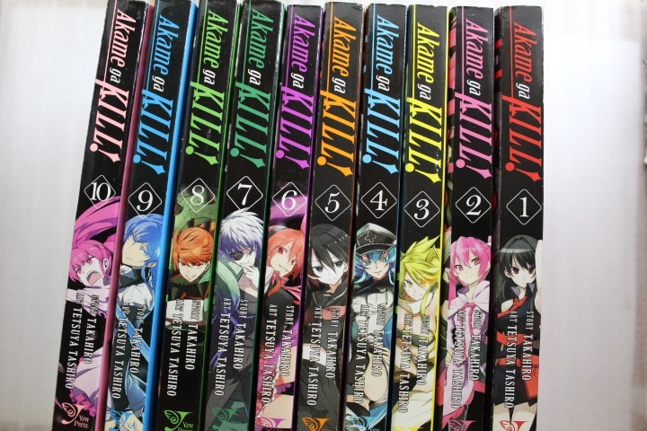 Manga Akame Ga Kill Vol 1-10 Inglés