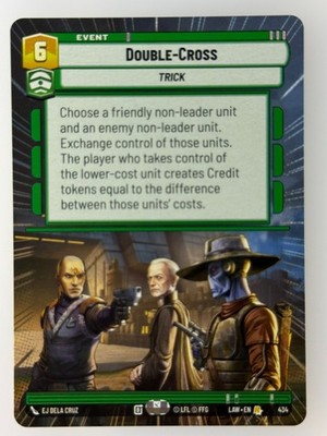 Star Wars Unlimited - Double-Cross Hyperspace 434