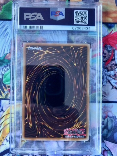 PSA 8 Dark Magician JUMP-EN049 2011 Yugioh Shonen Jump Magazine Ultra Rare Promo - Picture 2 of 2