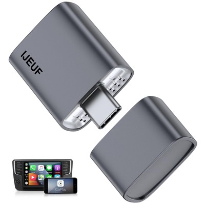 Wireless CarPlay Adapter for iPhone 2025 Upgrade, Converts Factory Wired to W...