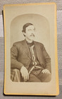 CDV Carte De Visite Antique Photo Gentleman Circa 1860s