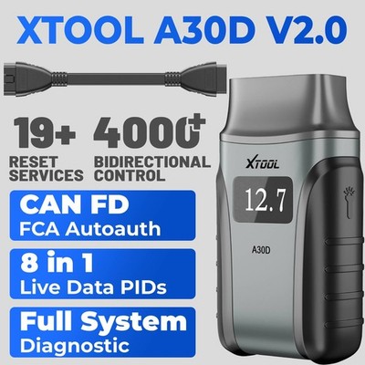2026 New XTOOL A30D Bidirectional OBD2 Scanner Full System Diagnostic Tool CANFD