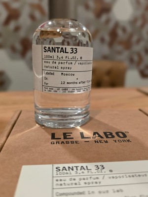Le Labo Santal 33 3.4oz Eau de Parfum spray 100ml, New box