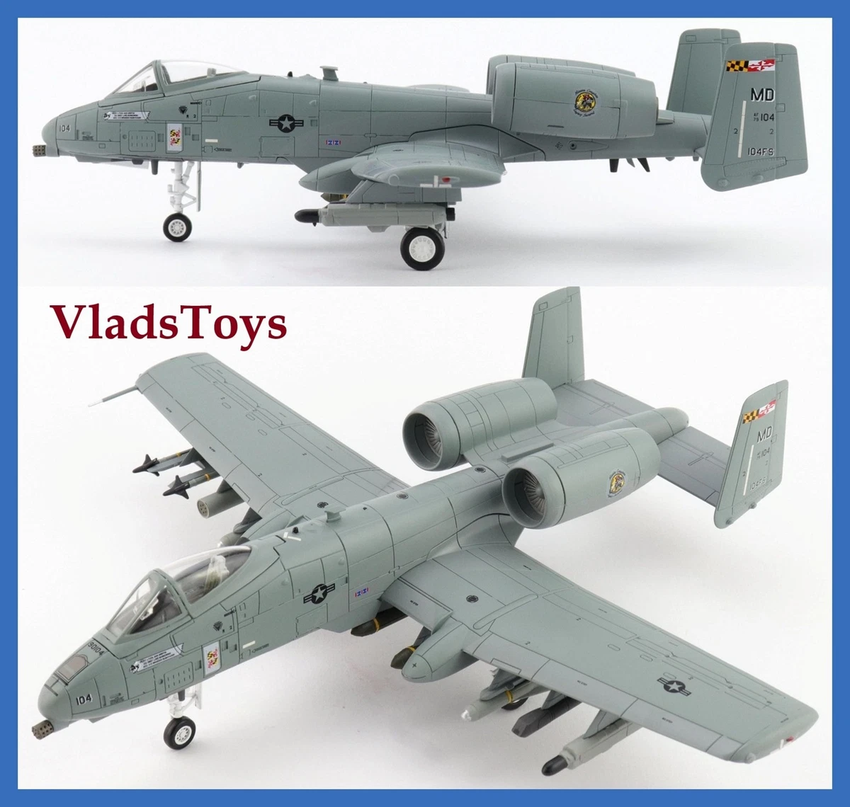 A-10 Thunderbolt II 1:72 Scale Contemporary Diecast Aircraft