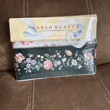 Mario Buatta Full Fitted Flat Sheet Marissa NEW USA Made Vtg 1989 Free Shipping