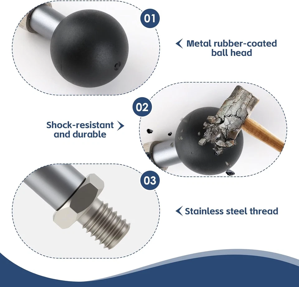 Kugeladapter M8x1 25 Gewindepfosten Ram Mount Adapter - Bild 4 von 4