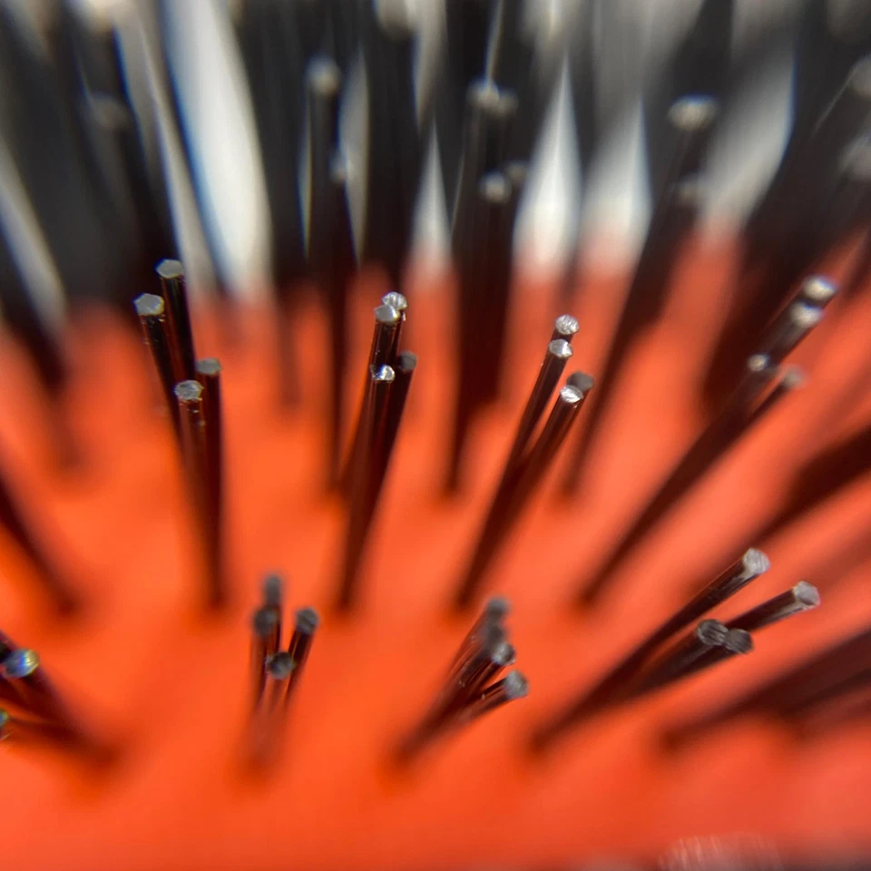 #21 Cepillo de pelo clásico - Cepillo de pelo de cerdas de nailon suaves con cojín acolchado... Foto 4 de 4