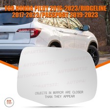 For Honda Pilot 2016-2023 Ridgeline 2017-2023 Right Side Mirror Glass W/ Heated