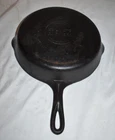 Vintage Griswold Cast Iron Skillet Frying Pan #8 Large Block Logo 704 Erie PA
