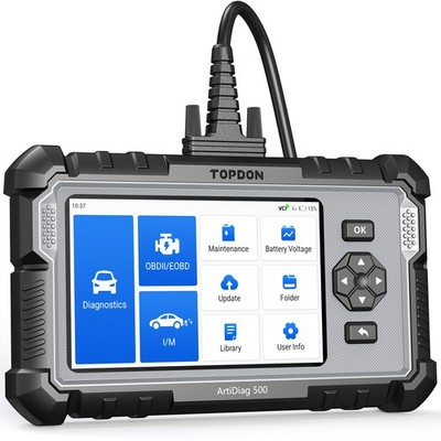 TOPDON ArtiDiag500 2.0 KFZ OBD2 Diagnosegerät Deutsch 6 Services 4 System CAN FD