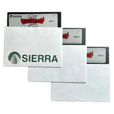 KING'S QUEST III To Heir is Human Tandy IBM PC Game 5.25 Floppy Disk 1986 Sierra