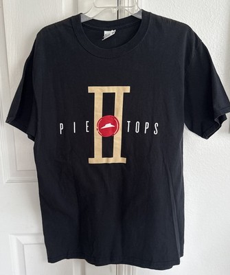 Vintage Port & Company Pie Tops Black Classic T-Shirt 3.14 Graphic Tee Size L