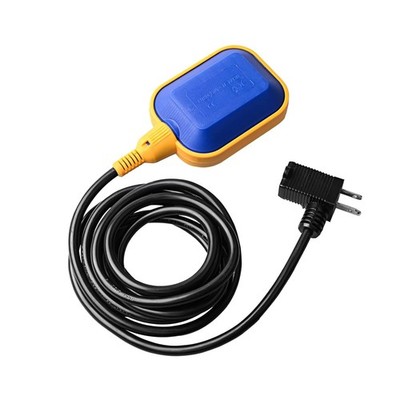 Sump Pump Float Switch Tethered Piggyback Plug Universal 15A 110-250V AC