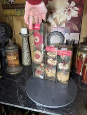 Burlap Birdhouse and Owl Christmas Ornaments