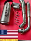 Low Exhaust 2" For Honda Grom Power BOMB Full System Msx125 2014-2026