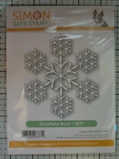 Sealed Simon Says Stamp  Snowflake Burst Cutting Die S877