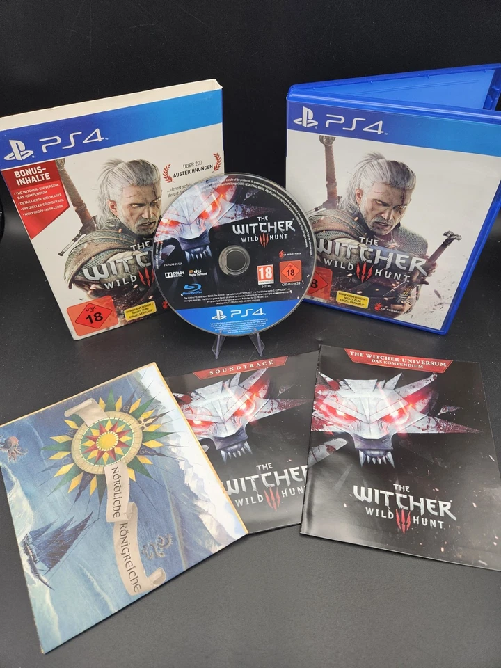 The Witcher III 3 Wild Hunt Pappschuber inkl. Soundtrack - PS4 Playstation 4 OVP - Bild 1 von 1