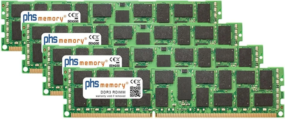 Phs-Memory 128GB (4x32GB) Kit for ORACLE SUN 1122G-URF4+ DDR3 RDIMM PC3L-10600R