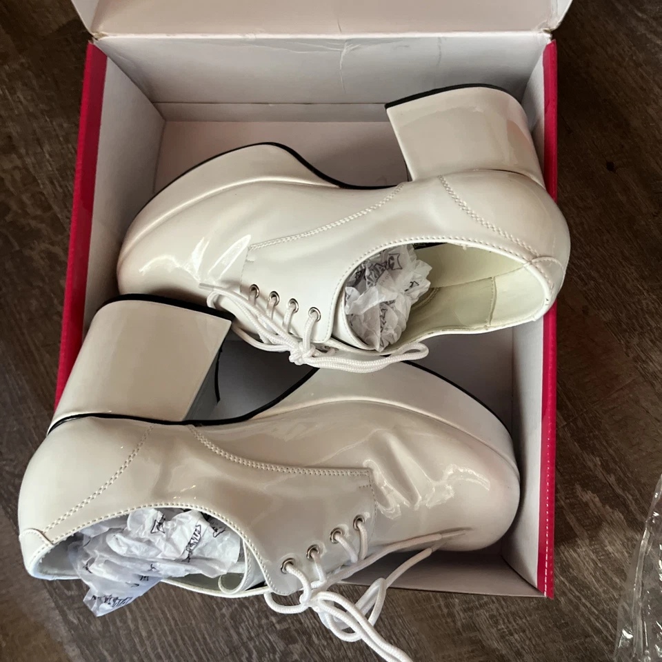 Funtasma 70с диско танец джаз эпохи /Elvis/Bucher блок каблуки мужские туфли размер 8-9 - Изображение 3 из 4