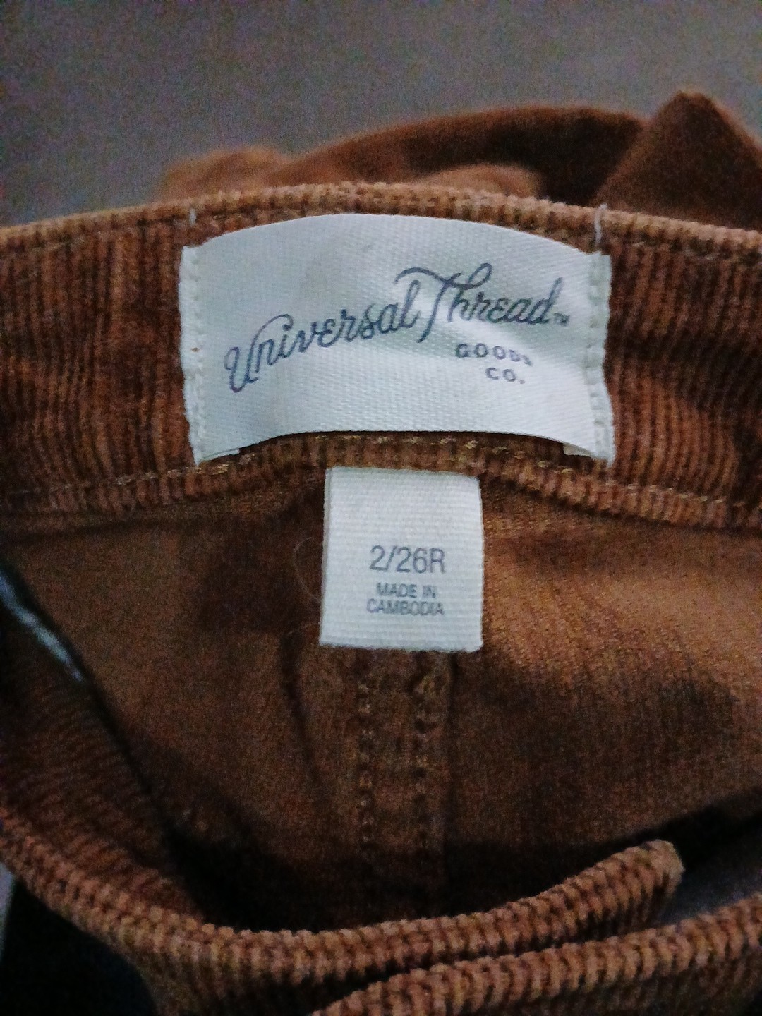 Universal Thread Womens Boot Cut Brown Corduroy P… - image 13