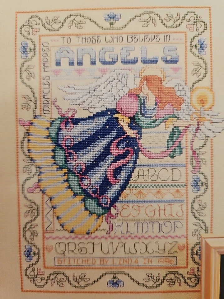 ASN ANGEL SAMPLERS Cross Stitch Pattern Book by Kooler Design Studio #3682 - Image 2 of 4