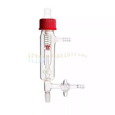 Borosilicate glass With glass valve, Male joint 14/20, Adjustable bubbler,