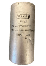 WICO 20 μF Power Factor Correction Capacitor 250V Working / 380V Intermittent