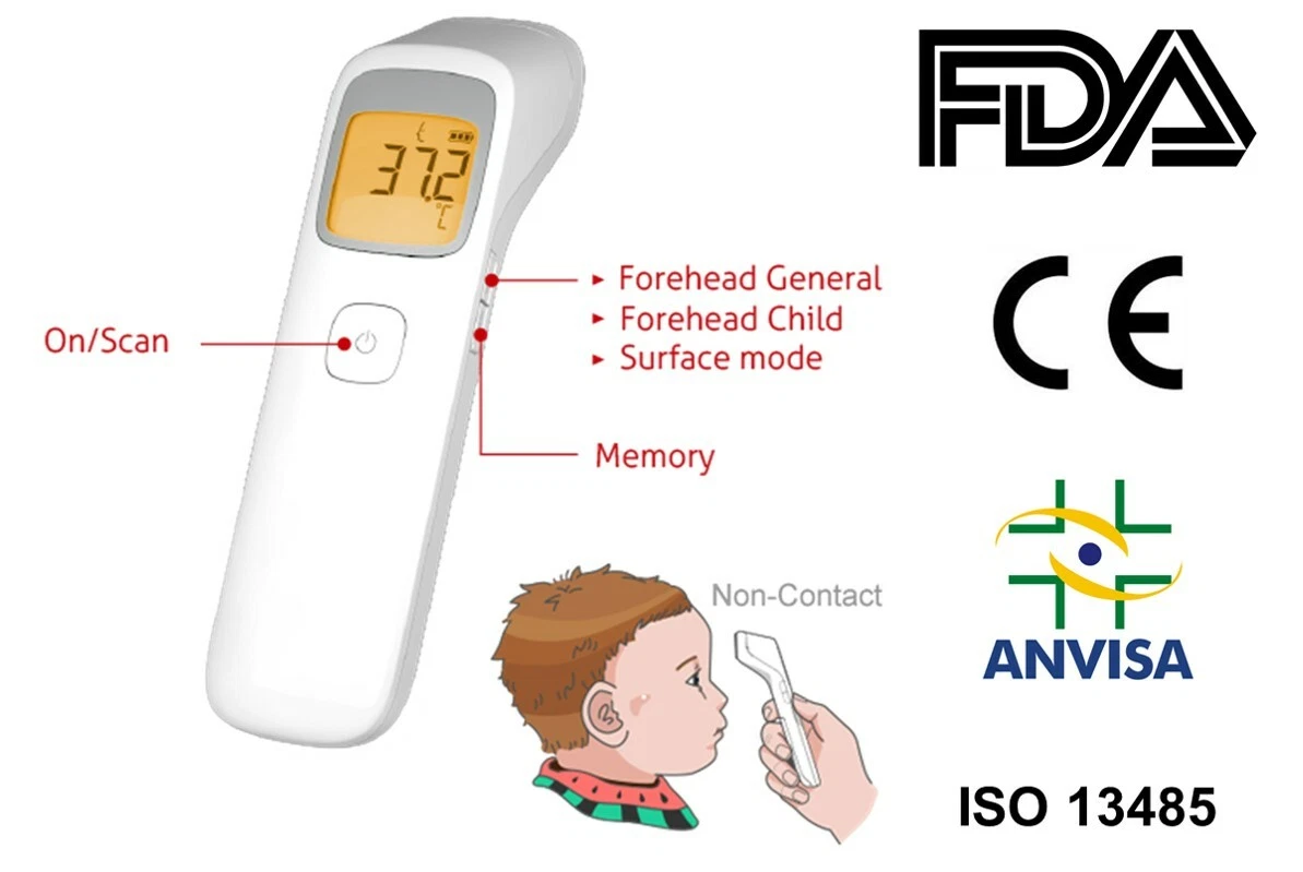 Made in Taiwan FDA Approved Adult Baby Infrared Non-Contact Forehead Thermometer
Opens in a new wind
