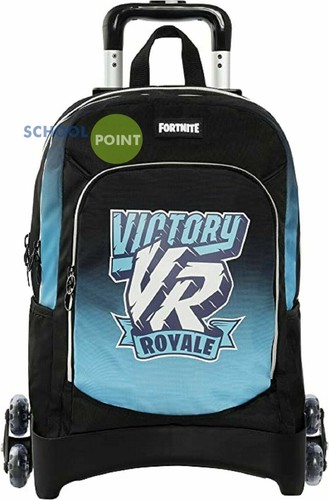 ZAINO TROLLEY TRE RUOTE SCUOLA FORTNITE - VICTORY ROYALE - 2022/2023 | eBay