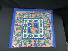 Wamcraft Bandana Southwestern Misprinted Wolf Off Center Cut 19    X 21  