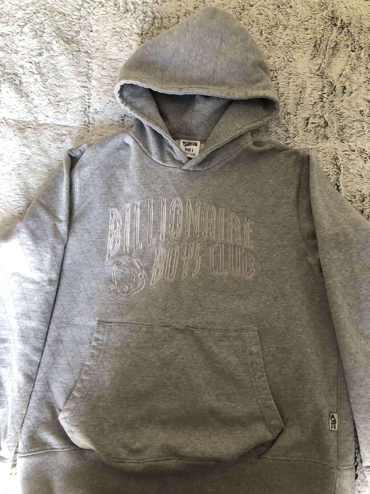 Billionaire Boys Club Knitted Silver/Gray Hoodie … - image 1